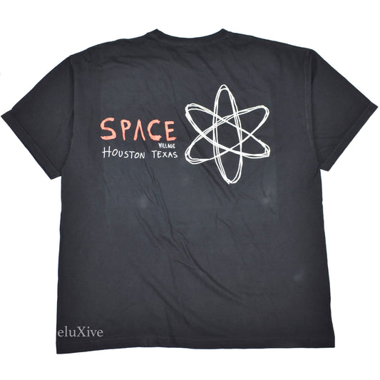 Travis Scott - Space Village Logo T-Shirt (Black)