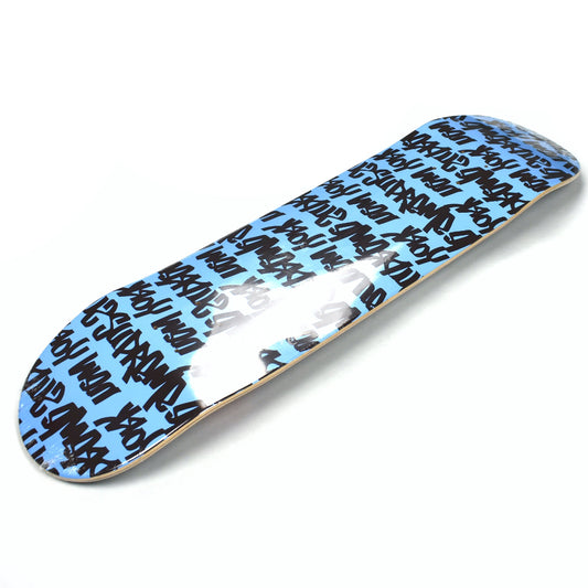 Supreme - Fat Tip 'LV' Allover Logo Skateboard Deck (Blue)