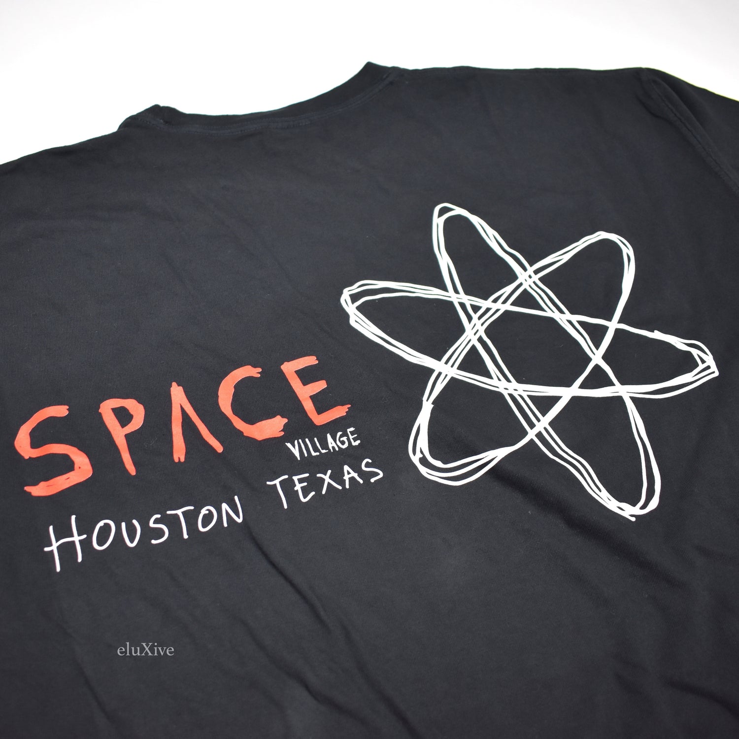 Travis Scott - Space Village Logo T-Shirt (Black) – eluXive