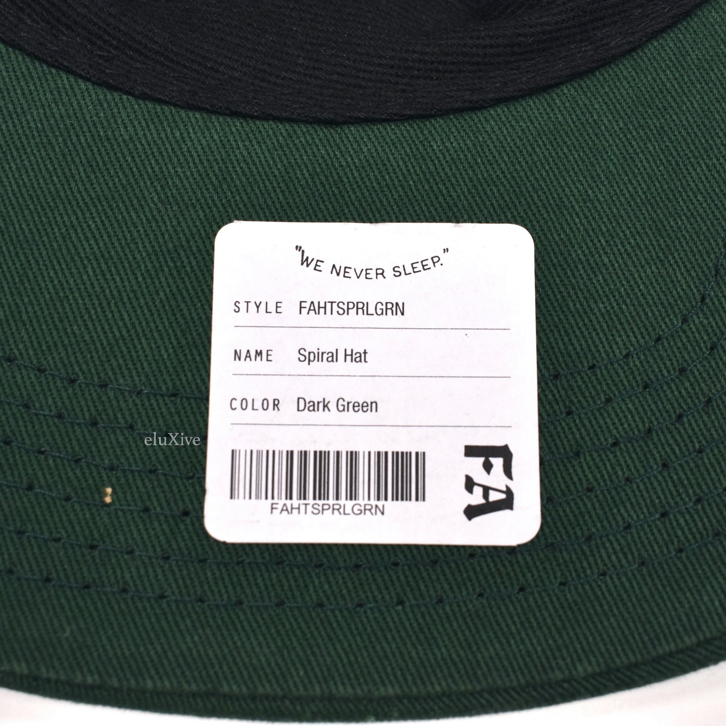 Fucking Awesome - Green Spiral Logo Hat