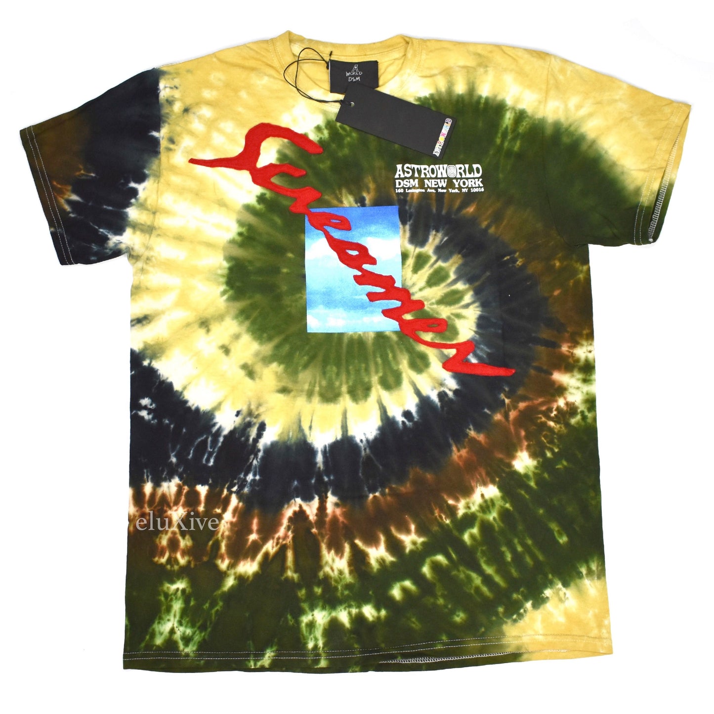 Travis Scott x DSM - Astroworld 'Screamer' Logo Tie-Dye Shirt