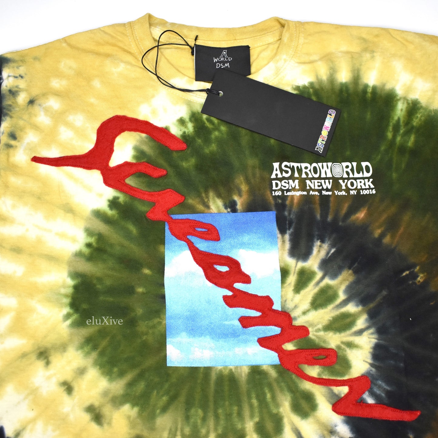 Travis Scott x DSM - Astroworld 'Screamer' Logo Tie-Dye Shirt