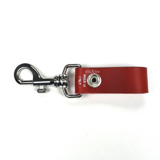 Supreme - Red Box Logo Leather Key Loop