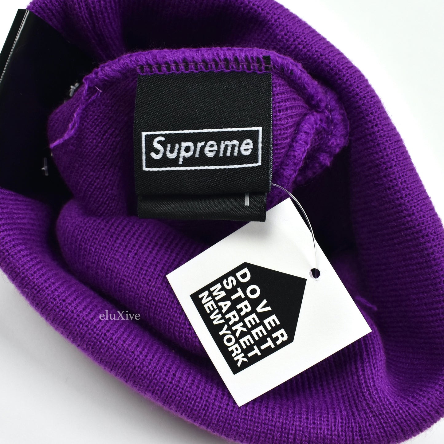 Supreme x New Era - Skittles Logo Beanie (Purple)