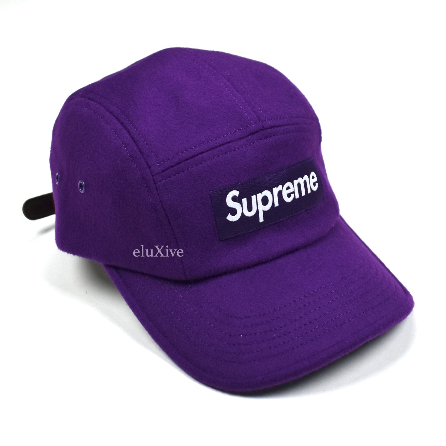 Supreme x Loro Piana - Wool Box Logo Hat (Purple)