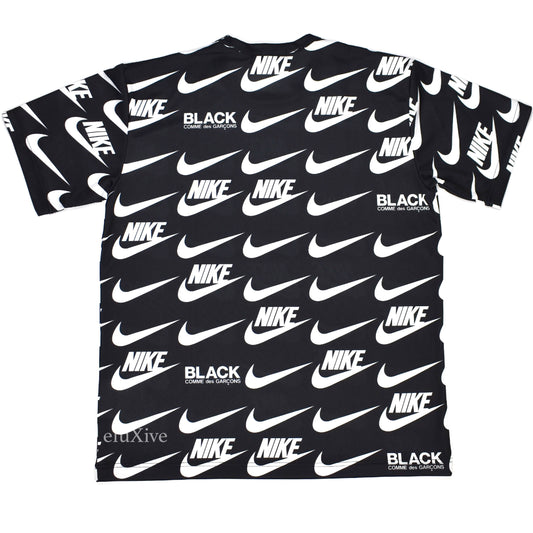 Comme des Garcons x Nike - CDG Black Allover Logo T-Shirt