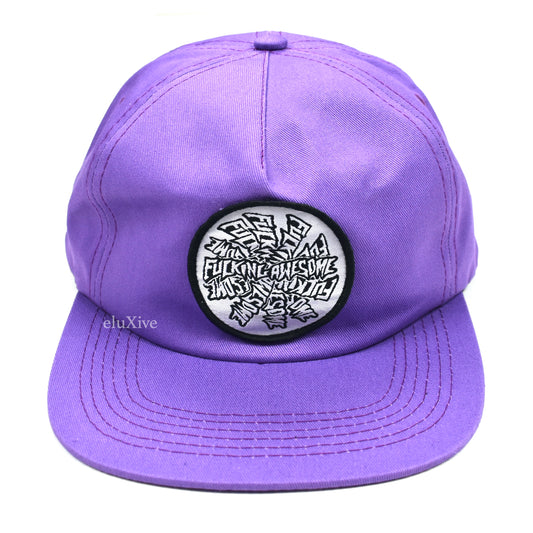 Fucking Awesome - Purple Spiral Logo Hat