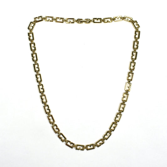 Givenchy - 24.5" Gold Logo Chain Necklace