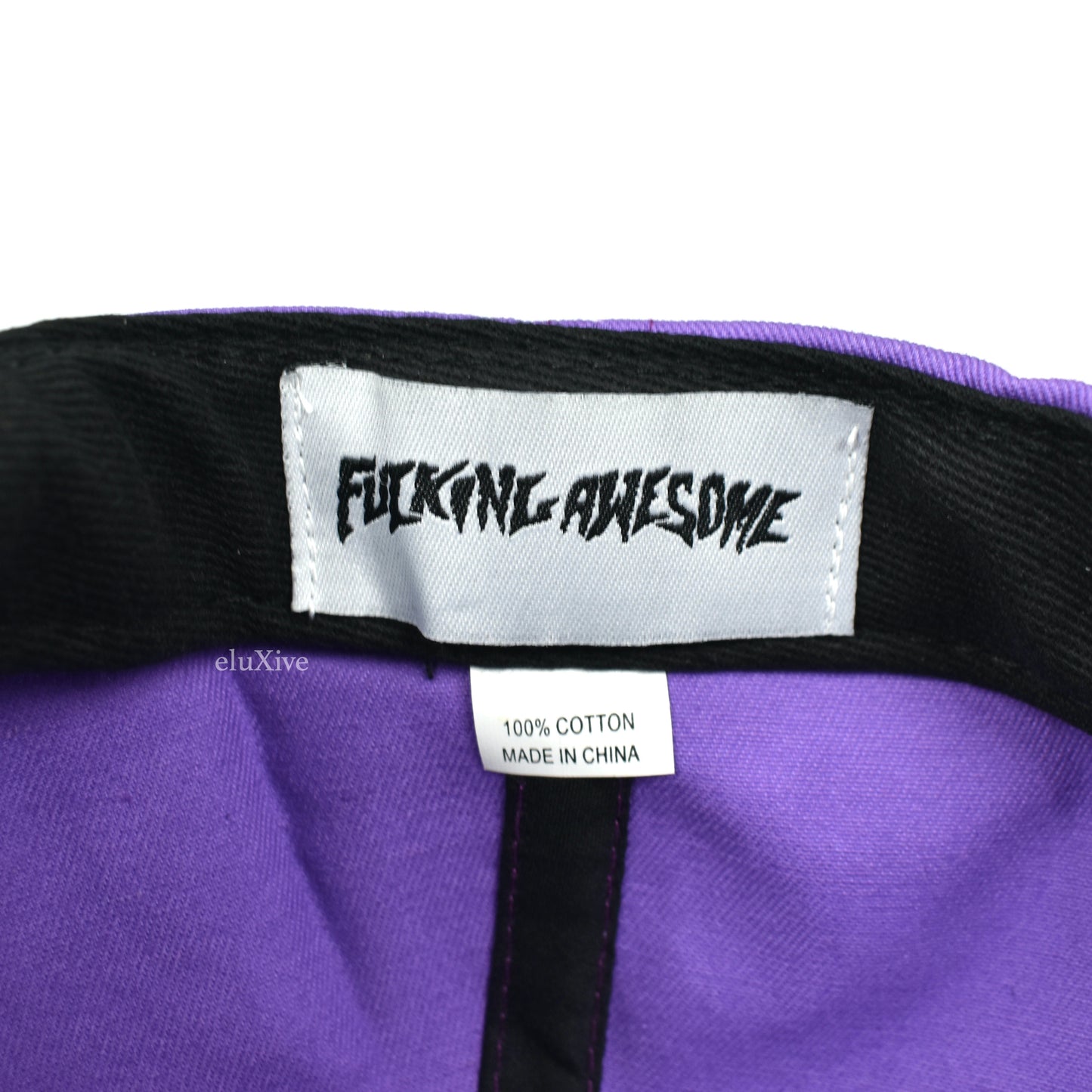 Fucking Awesome - Purple Spiral Logo Hat