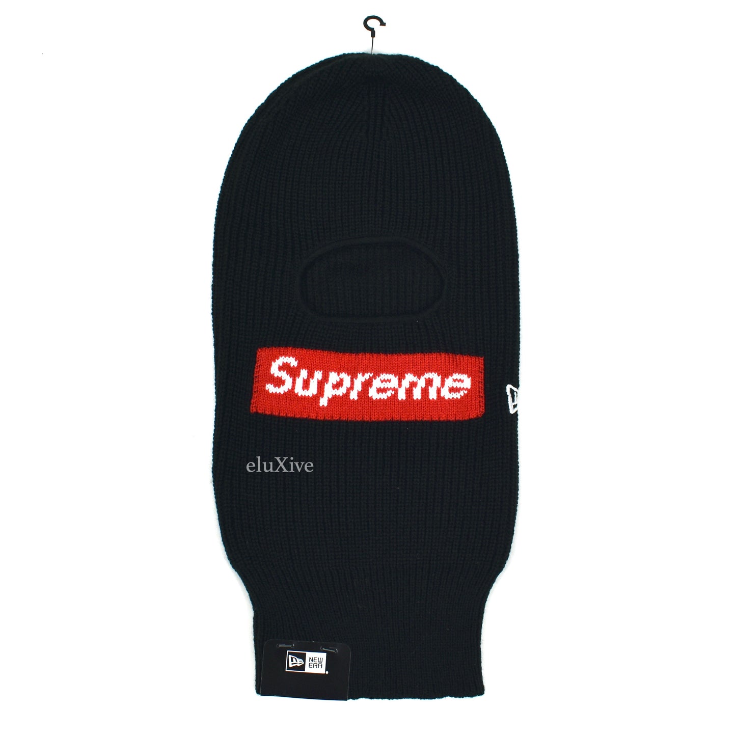 Supreme x New Era - Knit Box Logo Balaclava (Black)