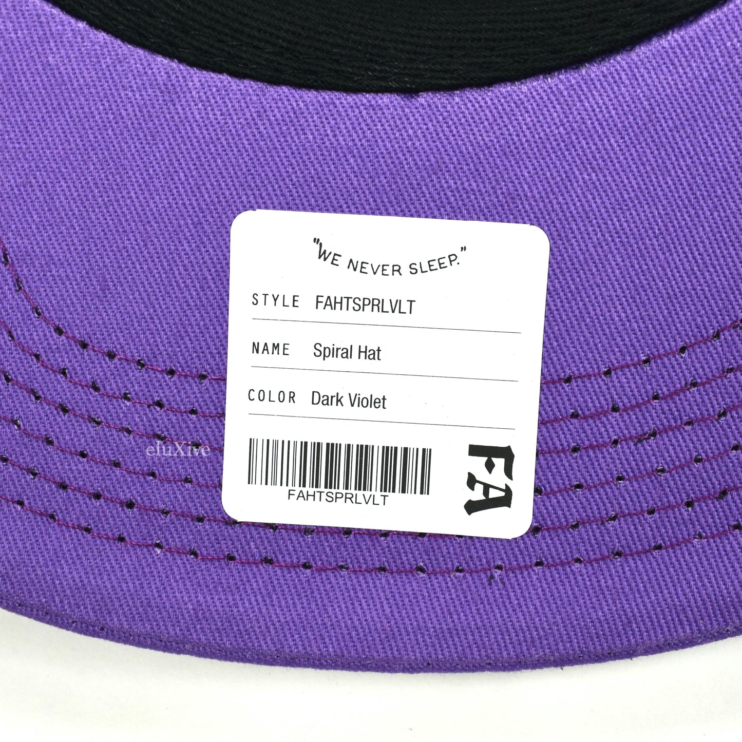 Fucking Awesome - Purple Spiral Logo Hat