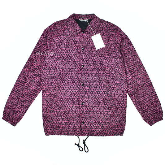 Valentino - Stars Print Nylon Coach's Jacket