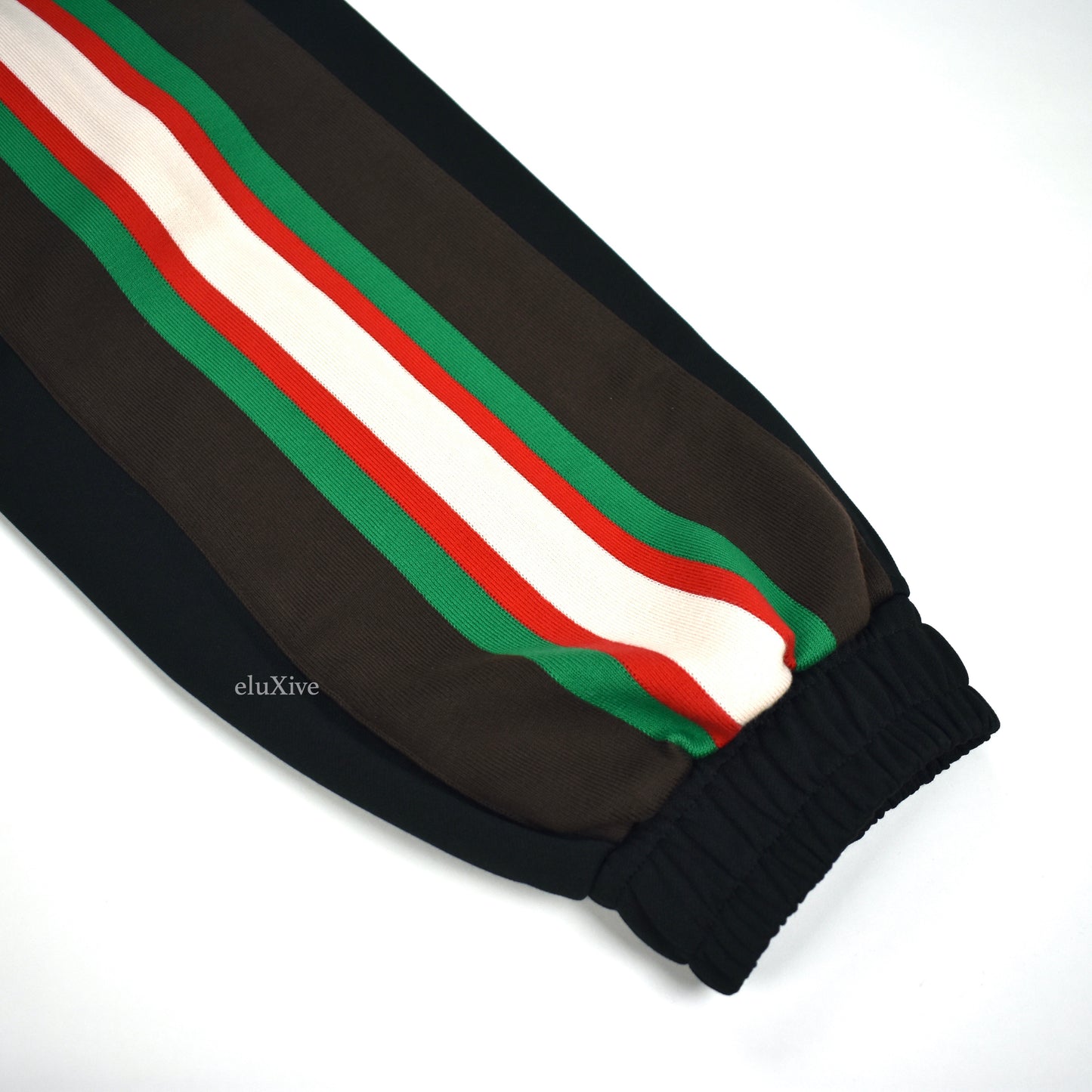 Gucci - Black Web Stripe Technical Jersey Track Pants