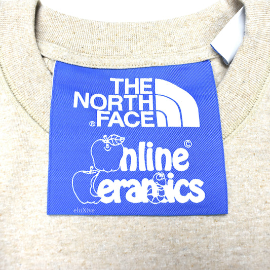 Online Ceramics x The North Face - Tan Turtle Tree Logo T-Shirt