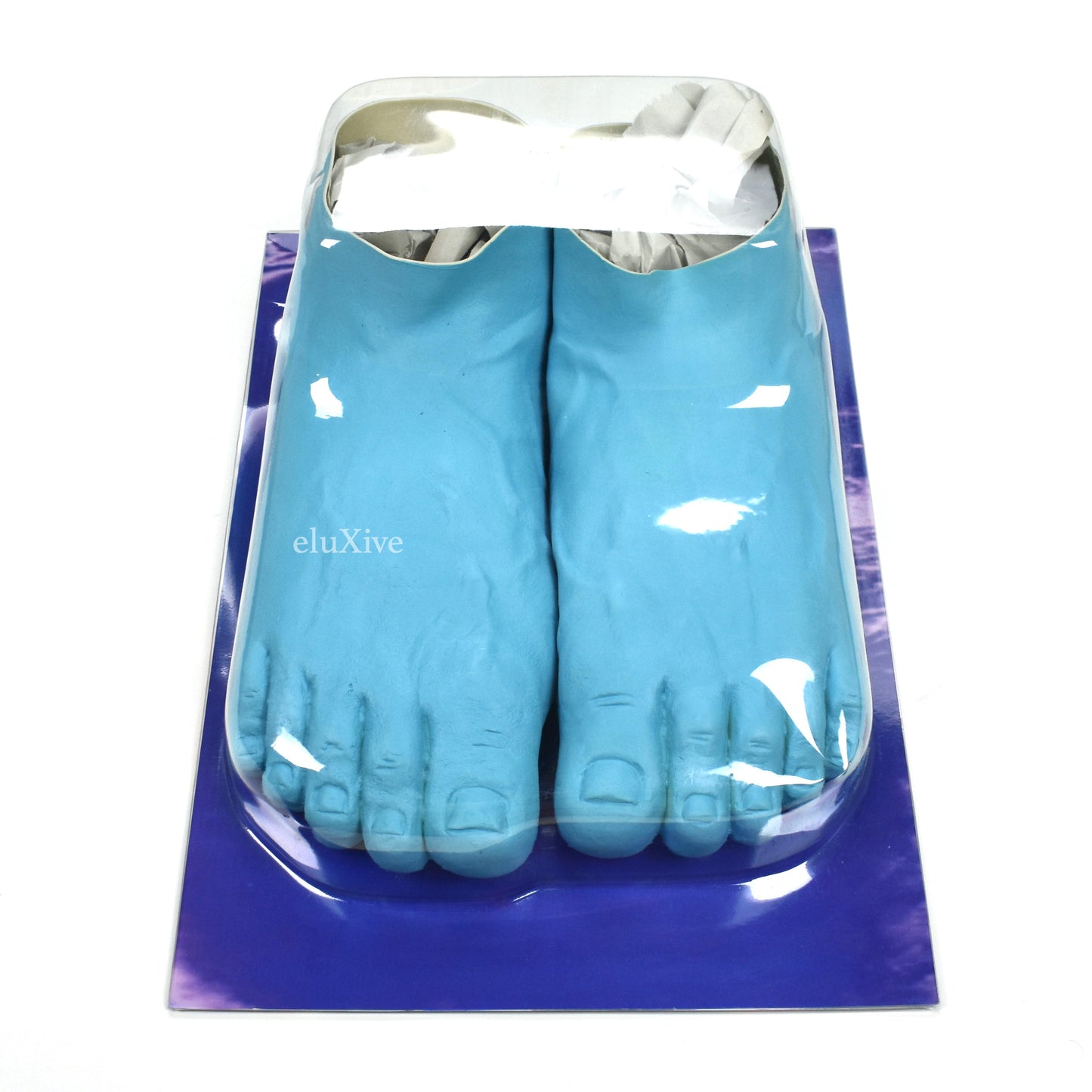 Imran Potato - Caveman Foot Slippers 'Smurf' (Blue)