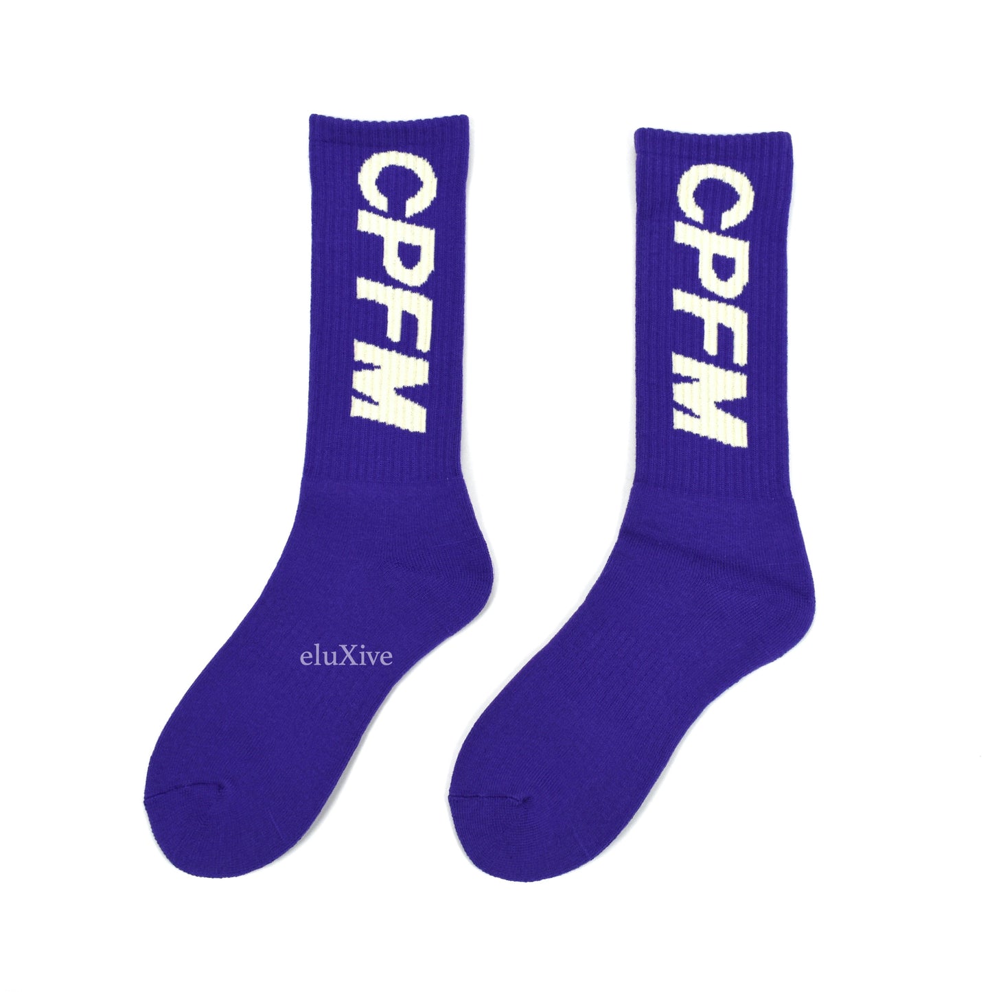 Cactus Plant Flea Market - CPFM Logo Knit Socks (Purple)