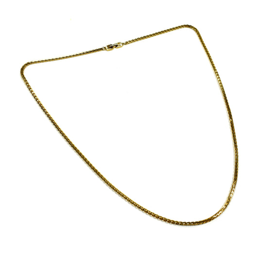 Givenchy - 30" Gold Box Chain Necklace