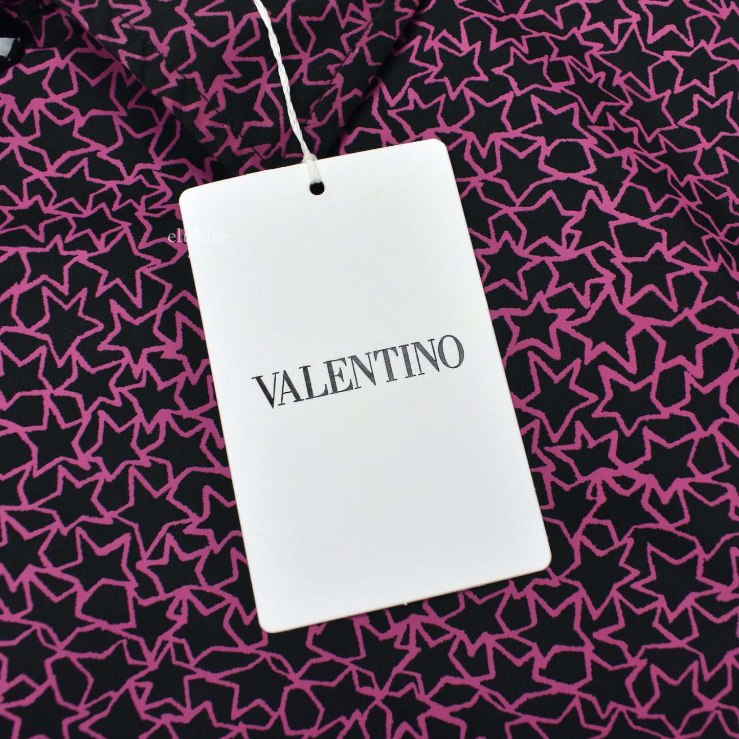 Valentino - Stars Print Nylon Coach's Jacket