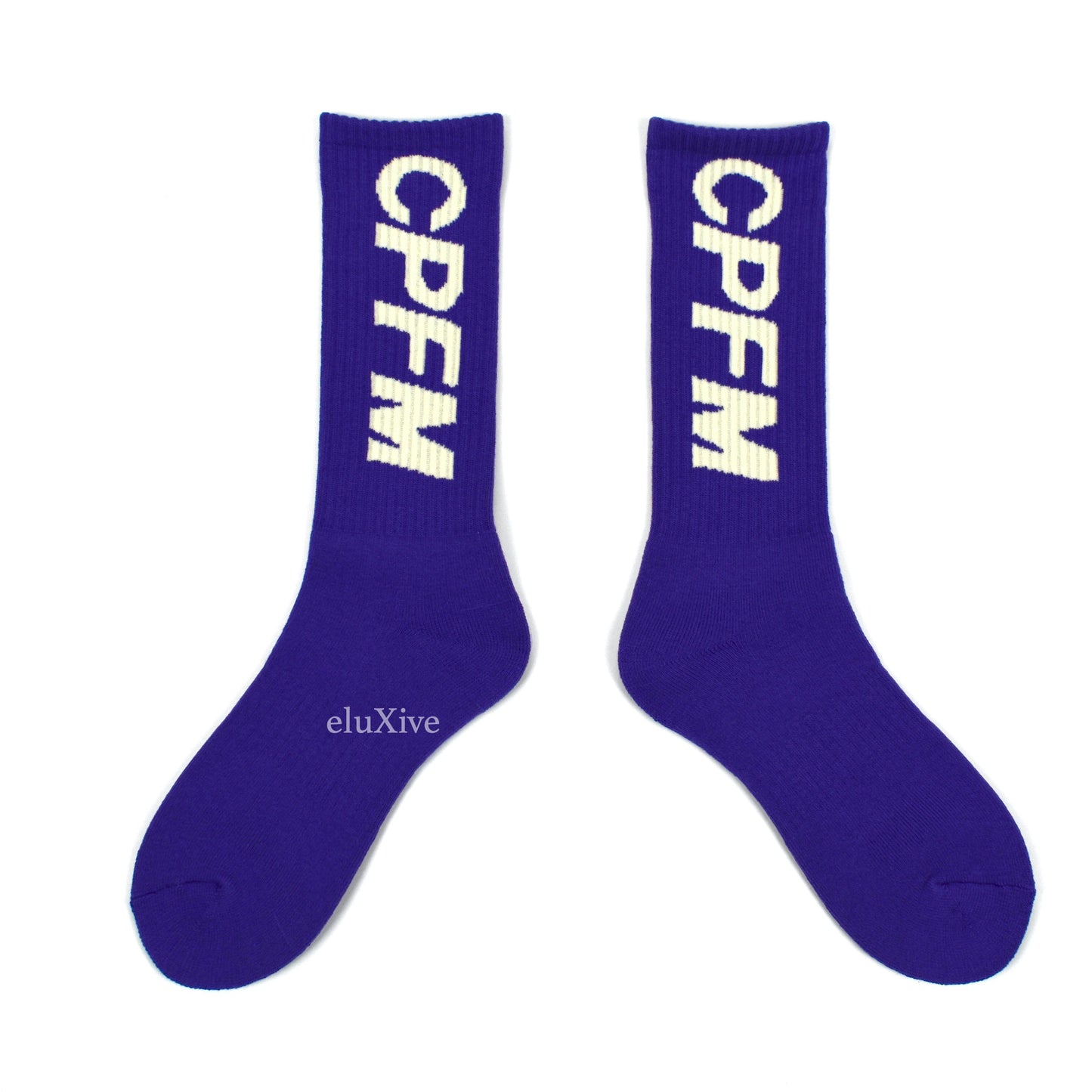 Cactus Plant Flea Market - CPFM Logo Knit Socks (Purple)