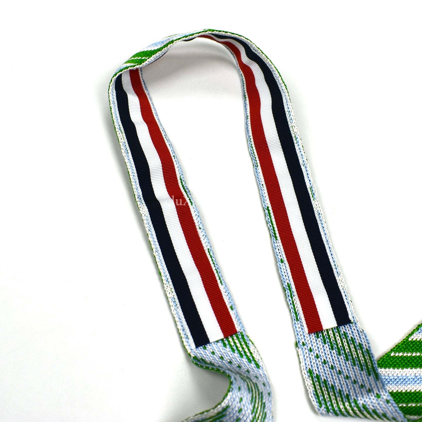 Thom Browne - Green Striped 100% Silk Knit Tie