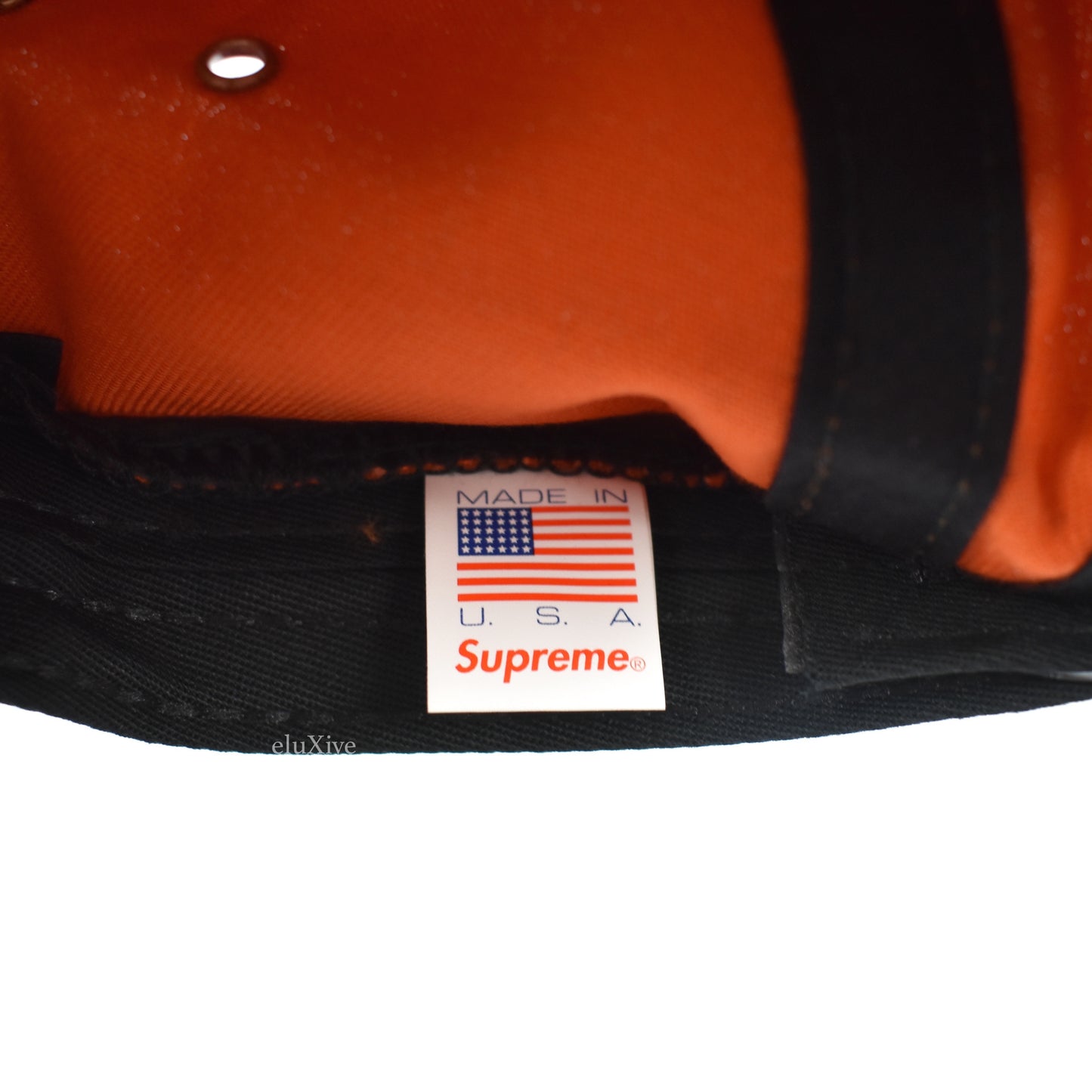Supreme - Heat Reactive Box Logo Hat (Orange)