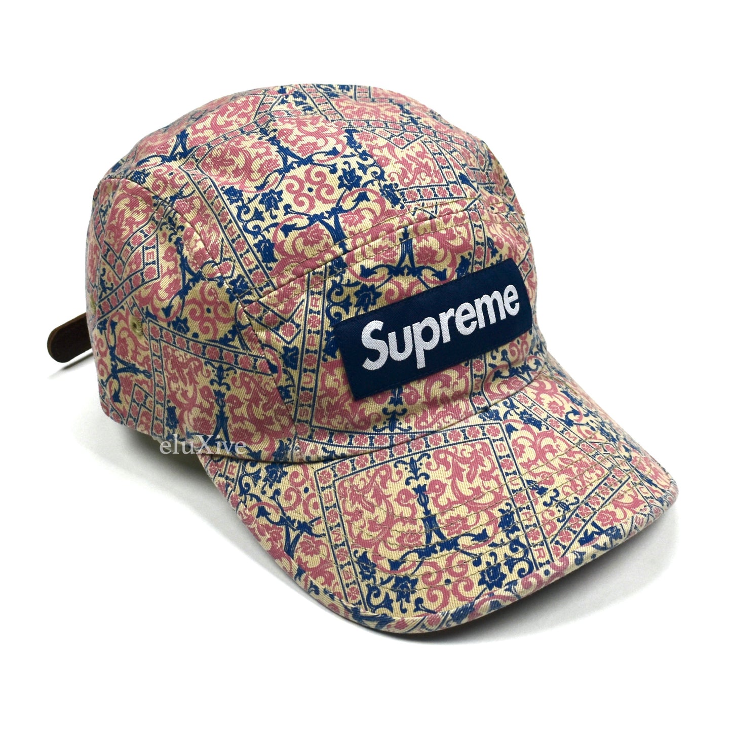Supreme - Floral Cards Washed Chino Twill Box Logo Hat