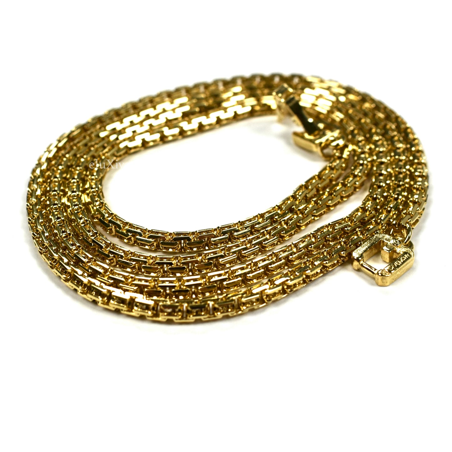 Givenchy - 30" Gold Box Chain Necklace