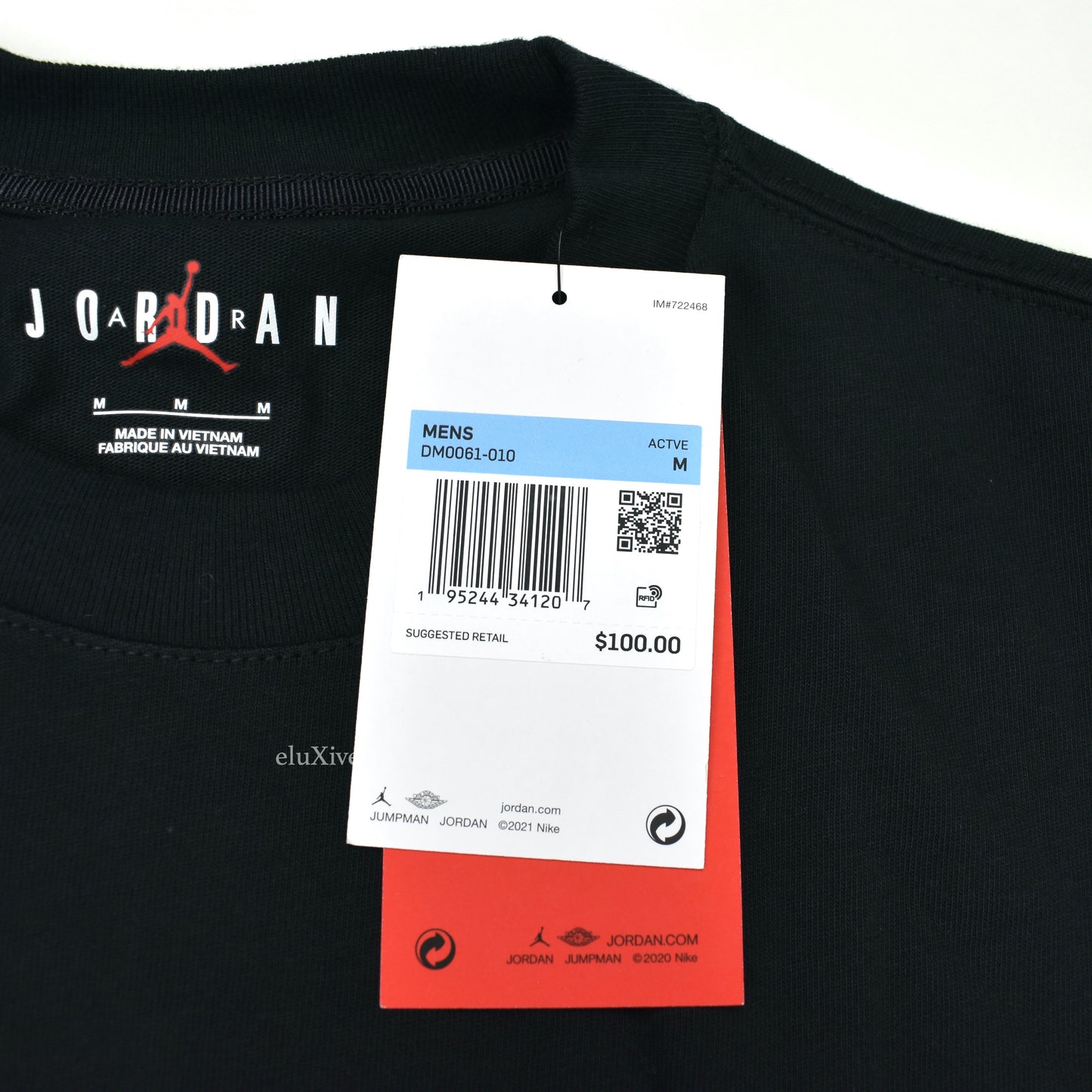Nike x Off-White - Jordan 2 Logo Embroidered T-Shirt (Black)