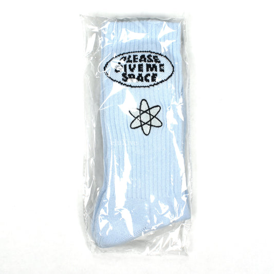 Travis Scott - Space Village 'Please Give Me Space' Logo Socks (Blue)