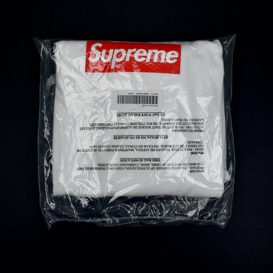 Supreme - FW20 Red Box Logo L/S T-Shirt (White)