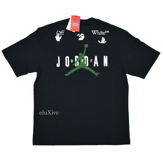 Nike x Off-White - Jordan 2 Logo Embroidered T-Shirt (Black)