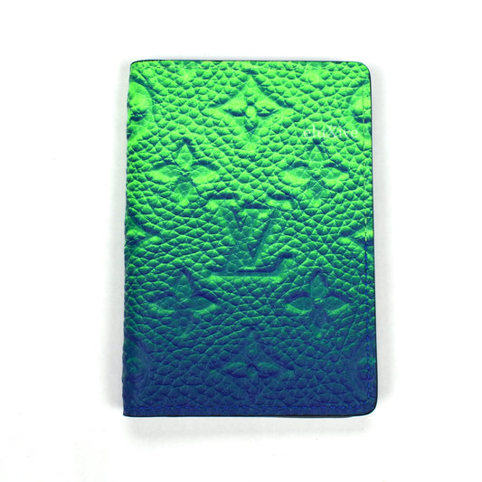 Louis Vuitton - Taurillon Leather Illusion Pocket Organizer (Blue/Green)