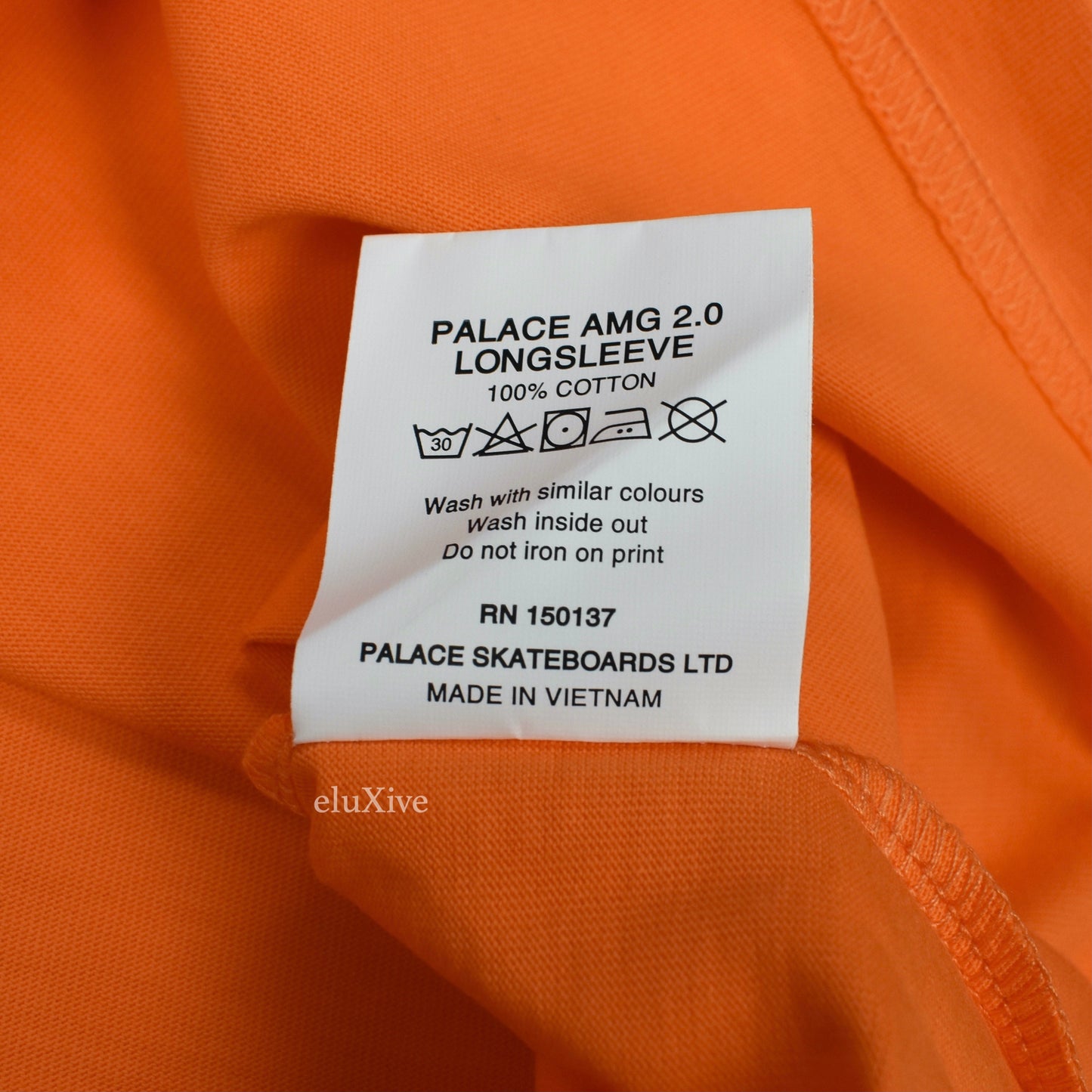 Palace - AMG 2.0 Logo L/S T-Shirt (Orange)