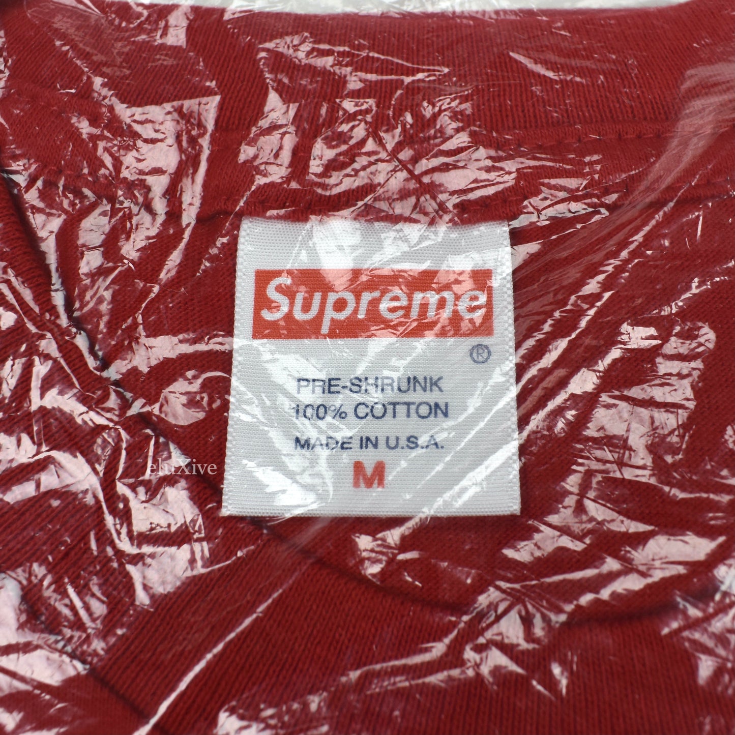 Supreme - Red Arabic Logo L/S T-Shirt (FW17)