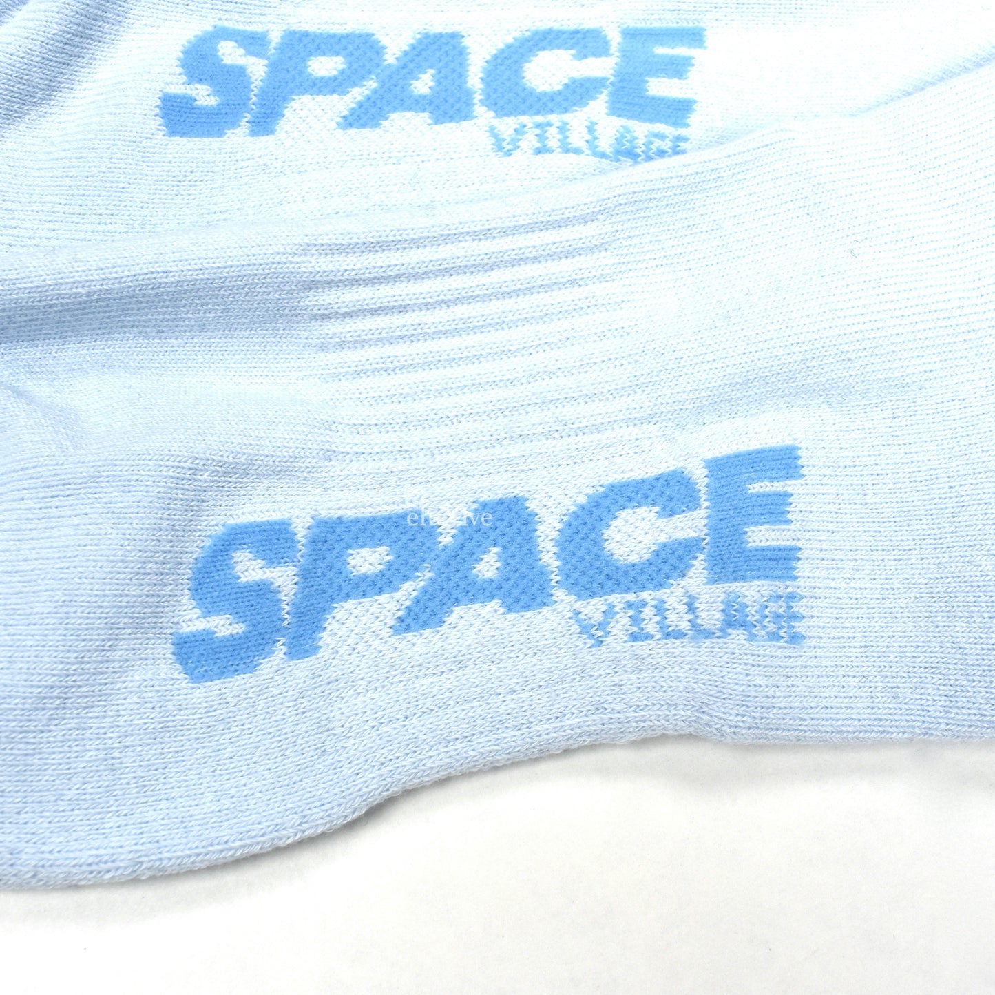Travis Scott - Space Village 'Please Give Me Space' Logo Socks (Blue)