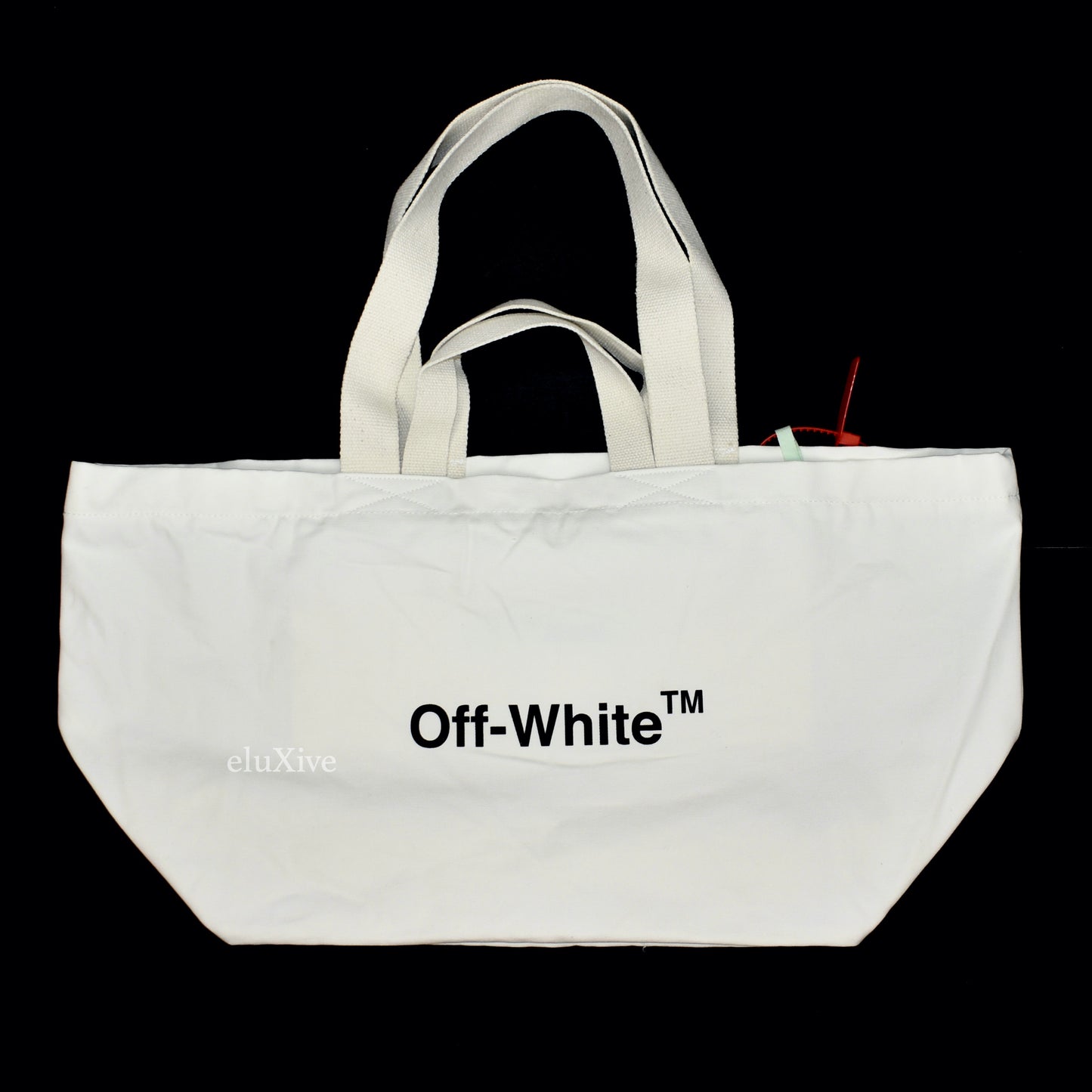 Off-White - Empty Gallery Logo Canvas Tote Bag