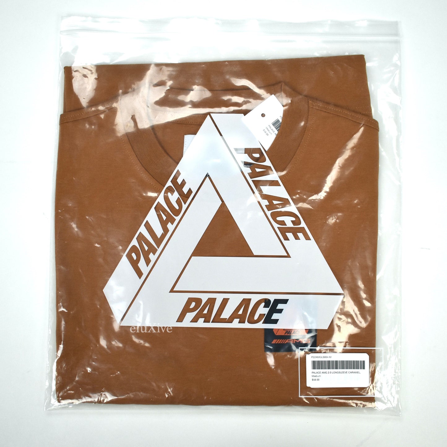 Palace - AMG 2.0 Logo L/S T-Shirt (Caramel)