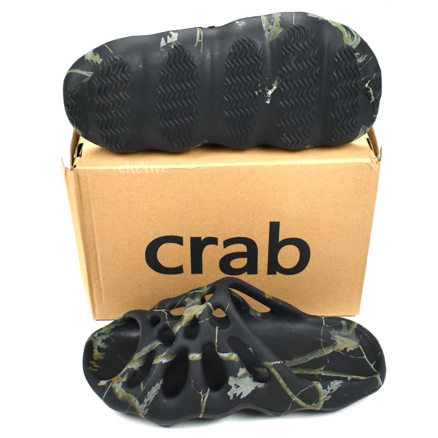 Imran Potato Black Crab Slides Size 8 men's 8/10 - Depop
