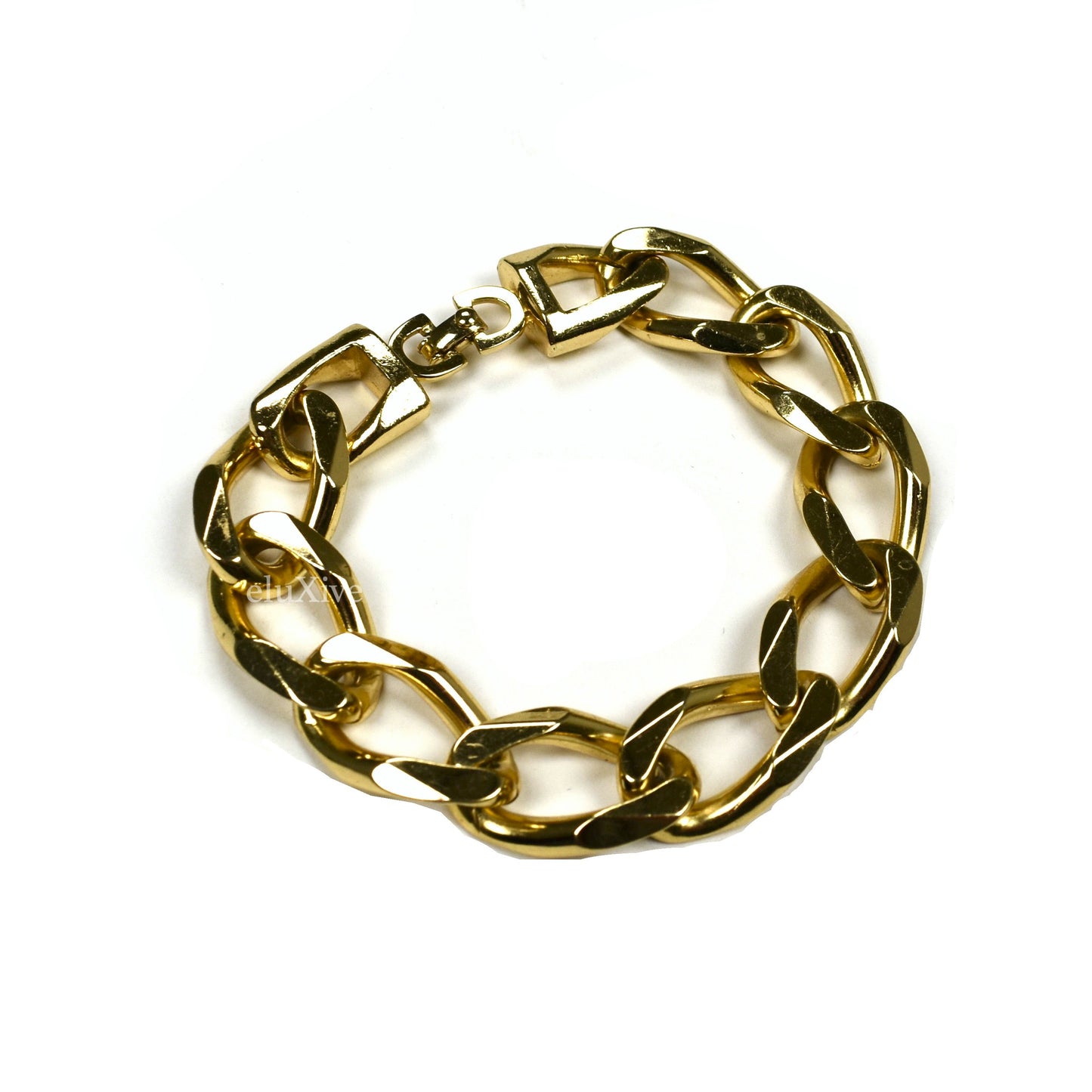 Dior - Gold Curb Link Chain Bracelet