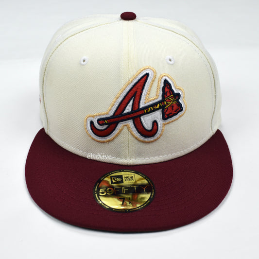 A Ma Maniere x New Era - Atlanta Braves Fitted Hat (Red Bill)