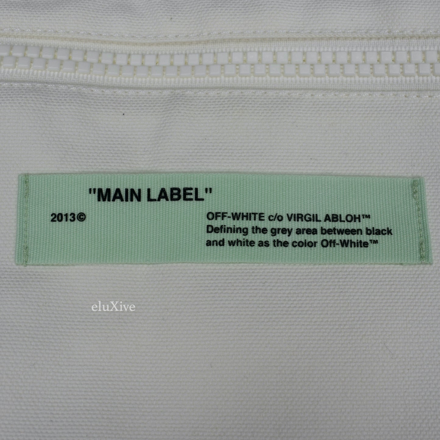 Off-White - Empty Gallery Logo Canvas Tote Bag