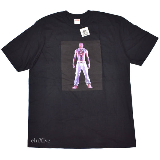 Supreme - Tupac Hologram Logo T-Shirt (Black)