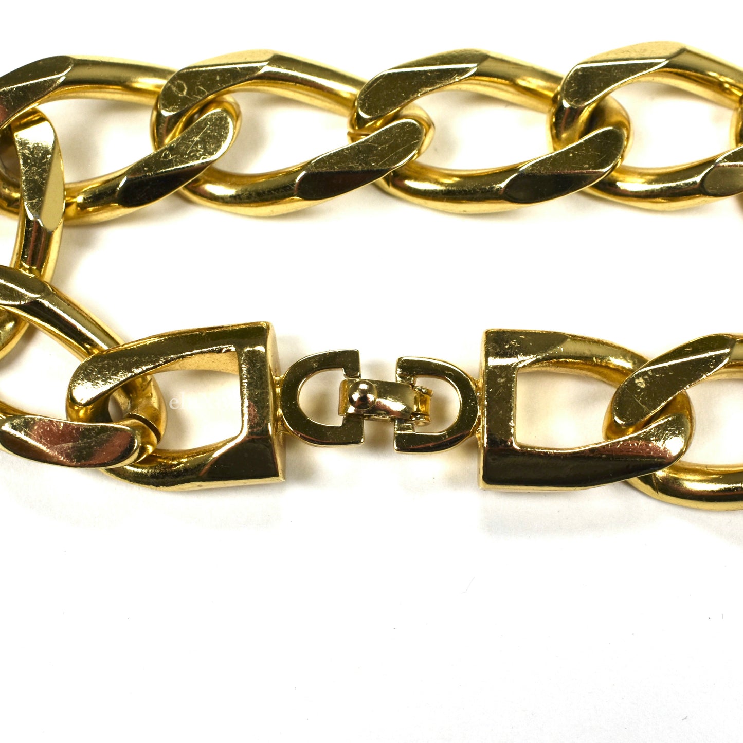 Dior - Gold Curb Link Chain Bracelet