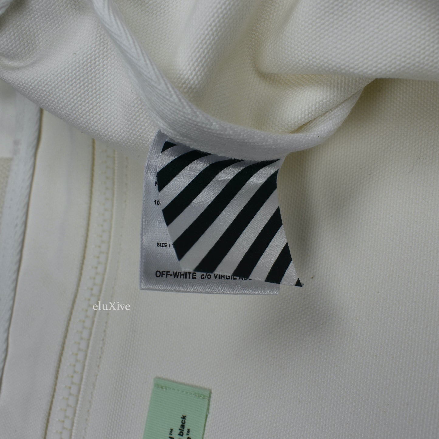 Off-White - Empty Gallery Logo Canvas Tote Bag
