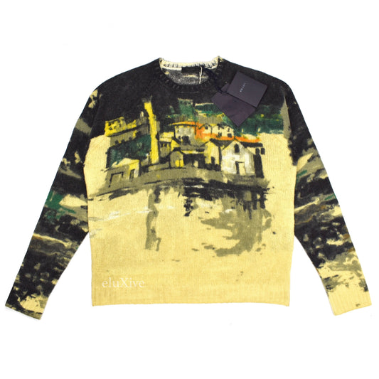 Prada - Village Print Wool Sweater