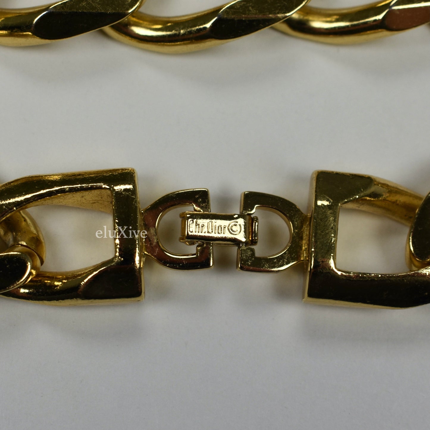 Dior - Gold Curb Link Chain Bracelet