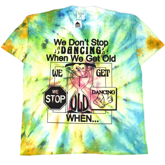 Online Ceramics - We Don't Stop Dancing Tie-Dye T-Shirt