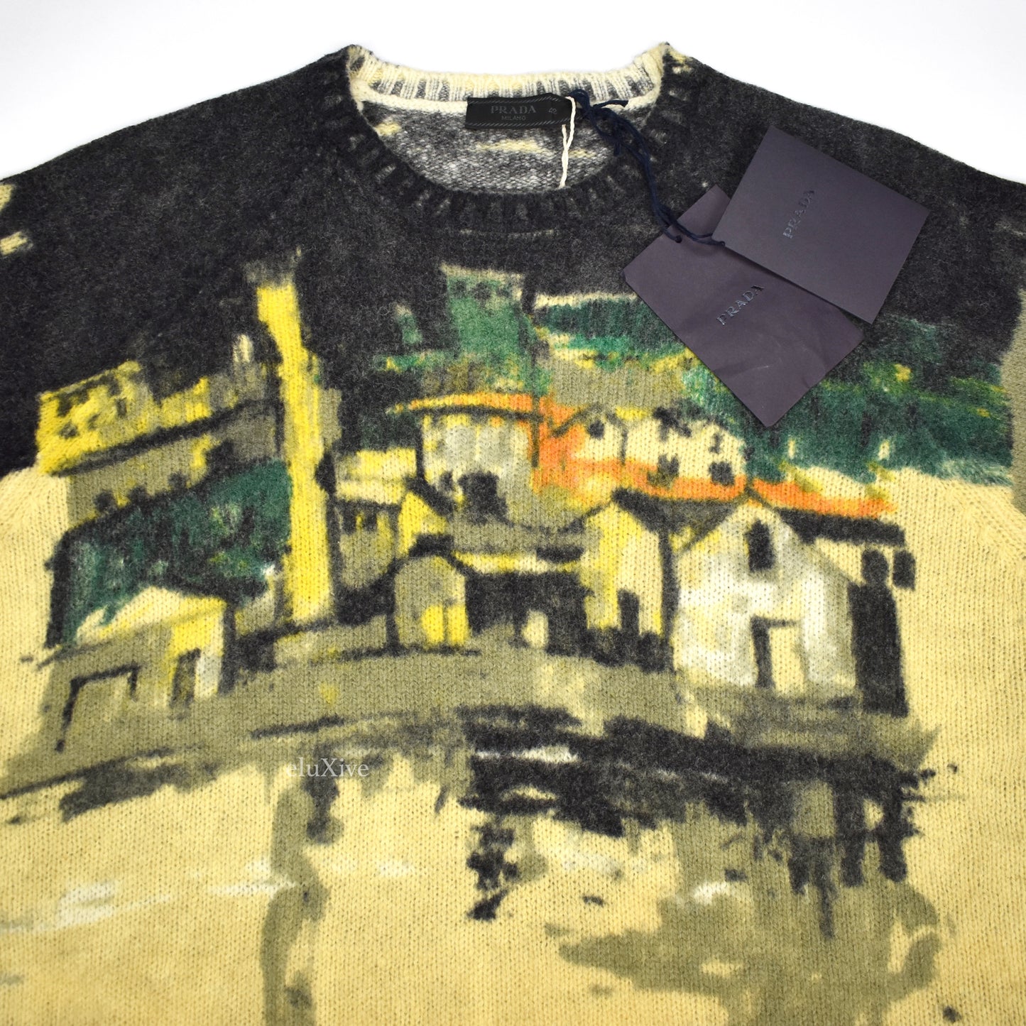 Prada - Village Print Wool Sweater