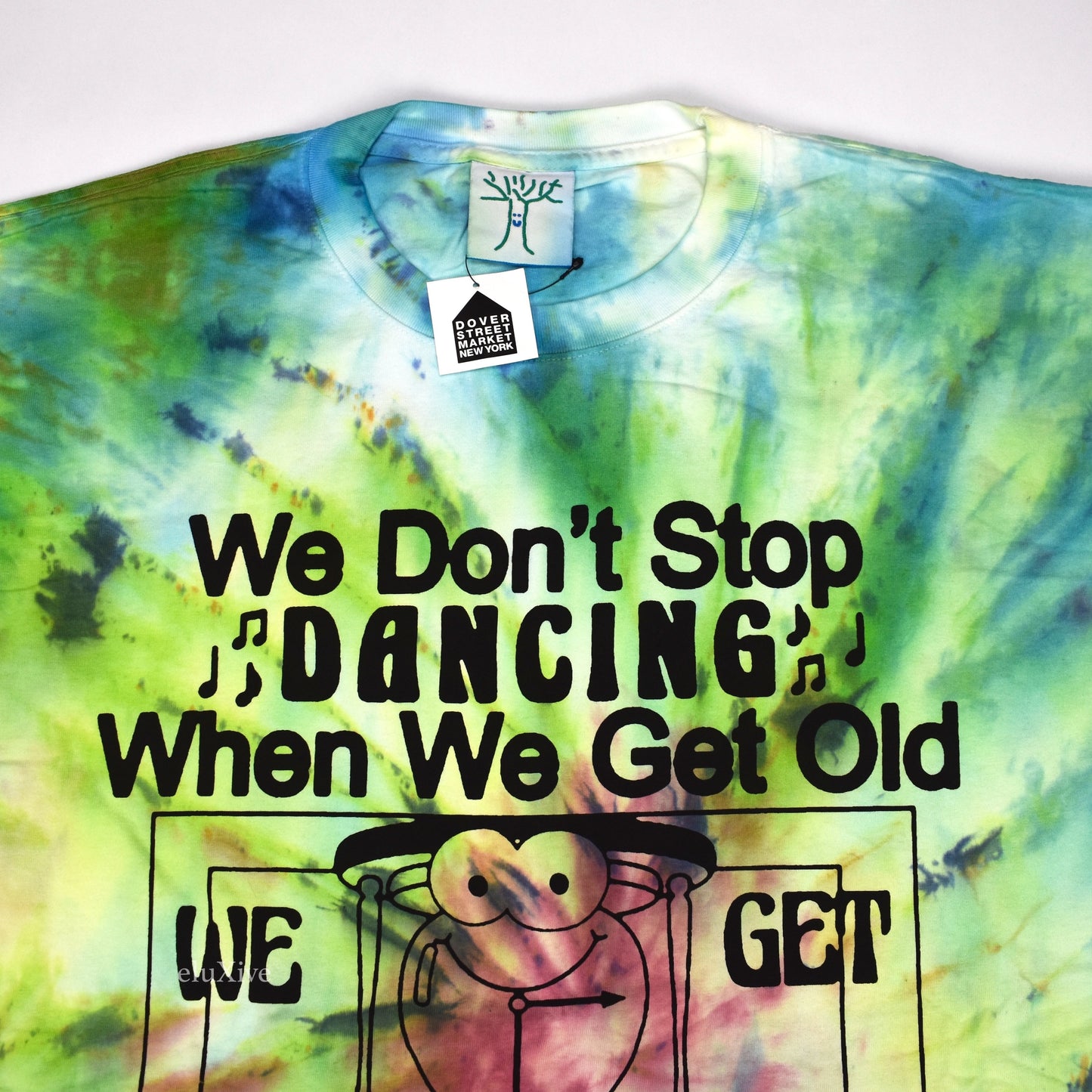 Online Ceramics - We Don't Stop Dancing Tie-Dye T-Shirt