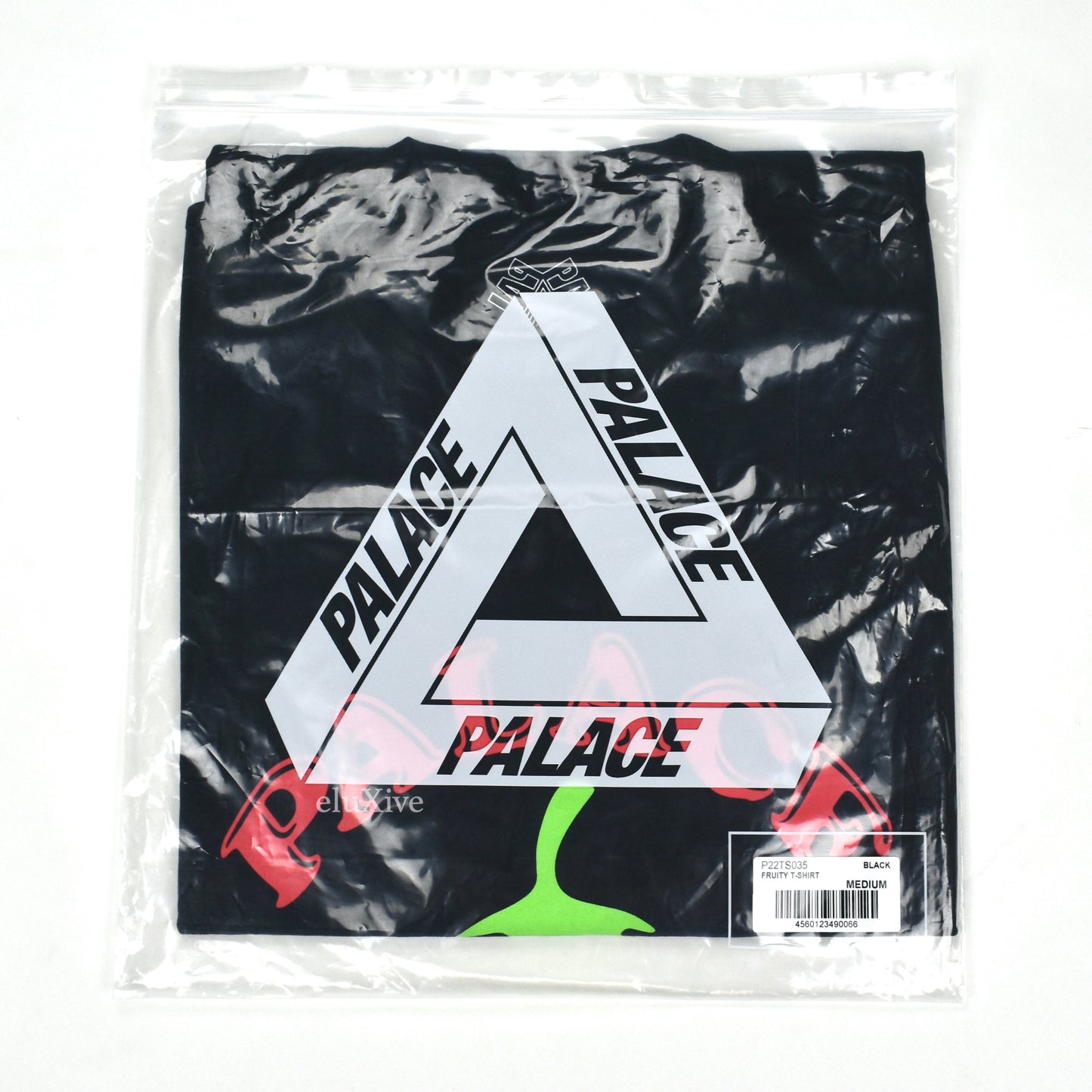 Palace - Fruity Strawberry Logo Print T-Shirt (Black)